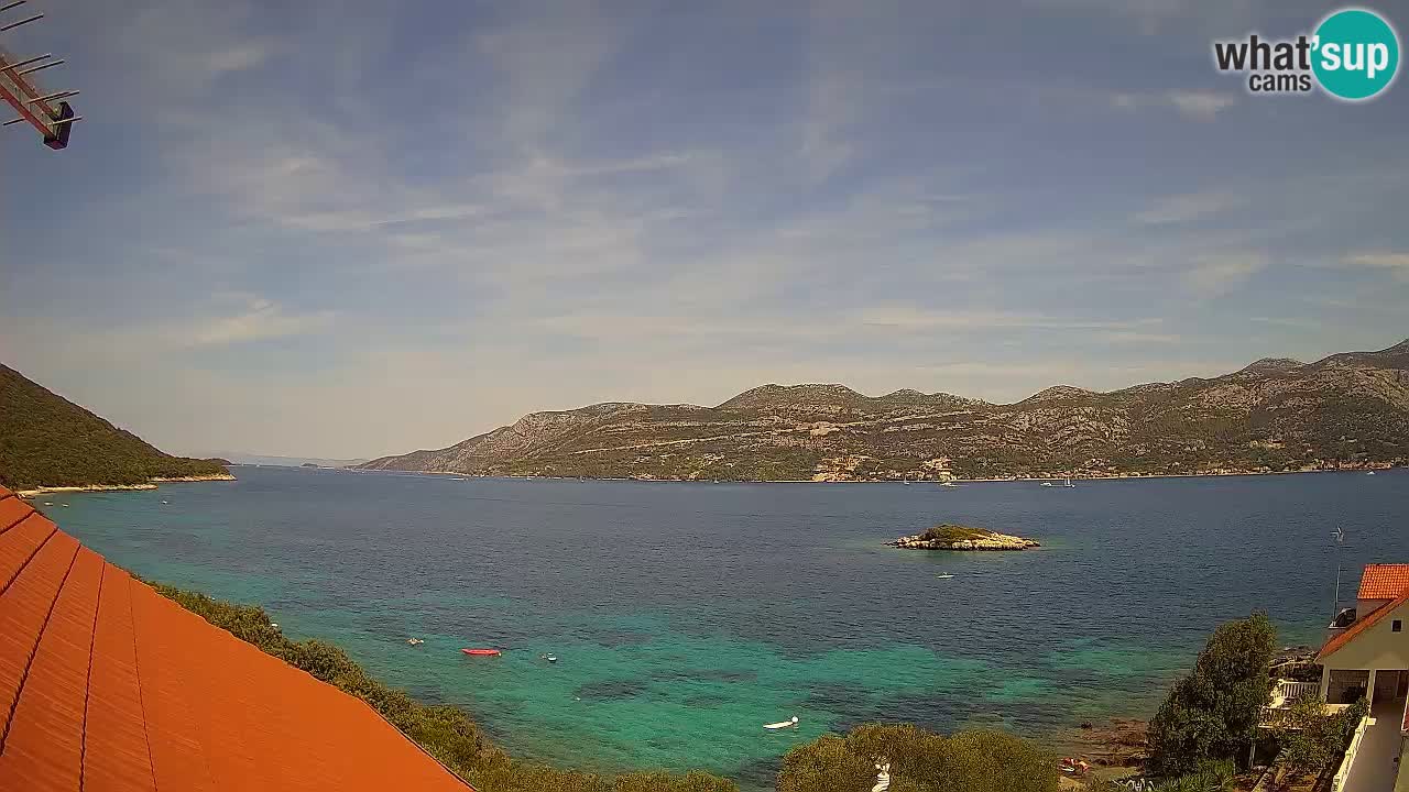 Live Korčula webcam – Tri Žala