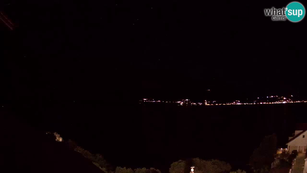 Korčula live webcam – Tri Žala panorama verso Pelješac
