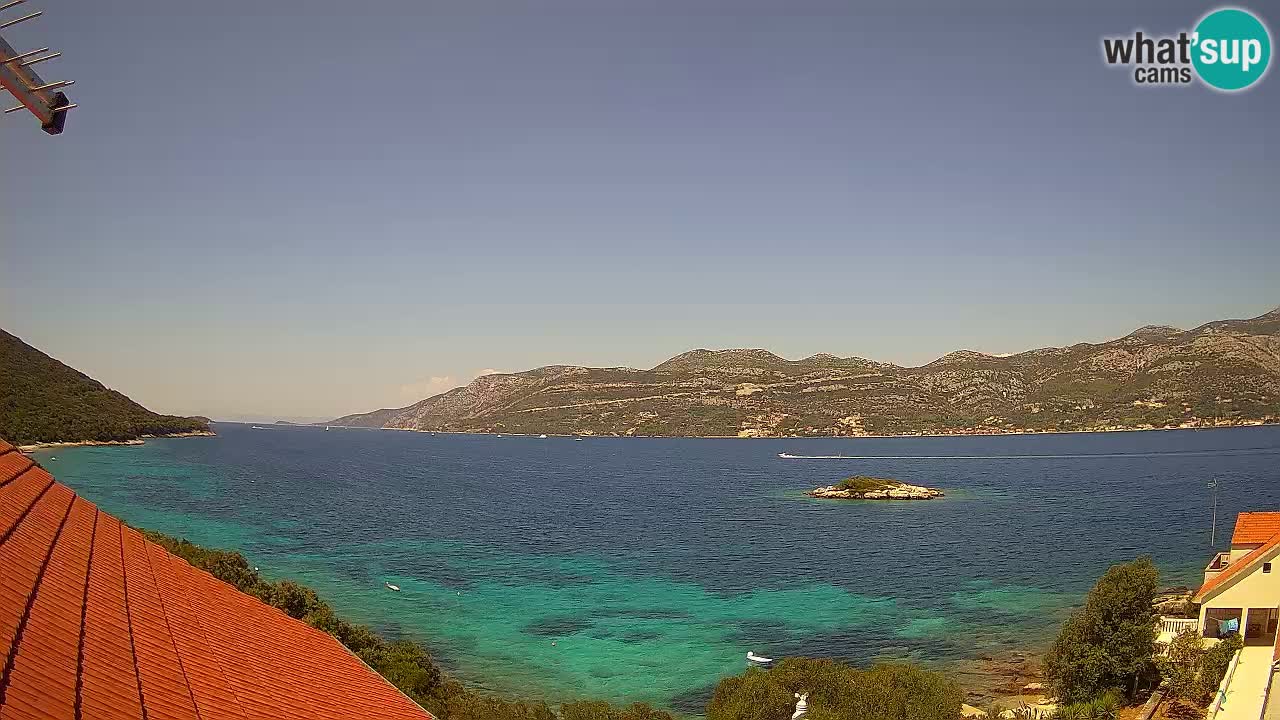 Live Korčula webcam – Tri Žala