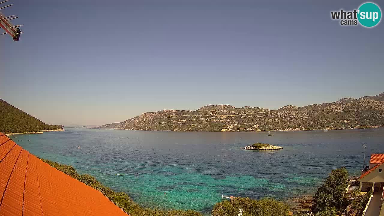 Live Korčula webcam – Tri Žala