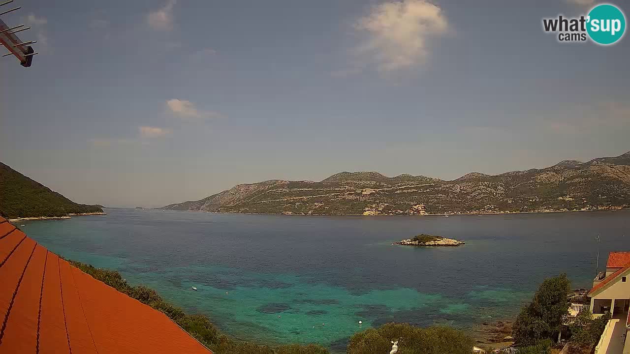Live Korčula webcam – Tri Žala