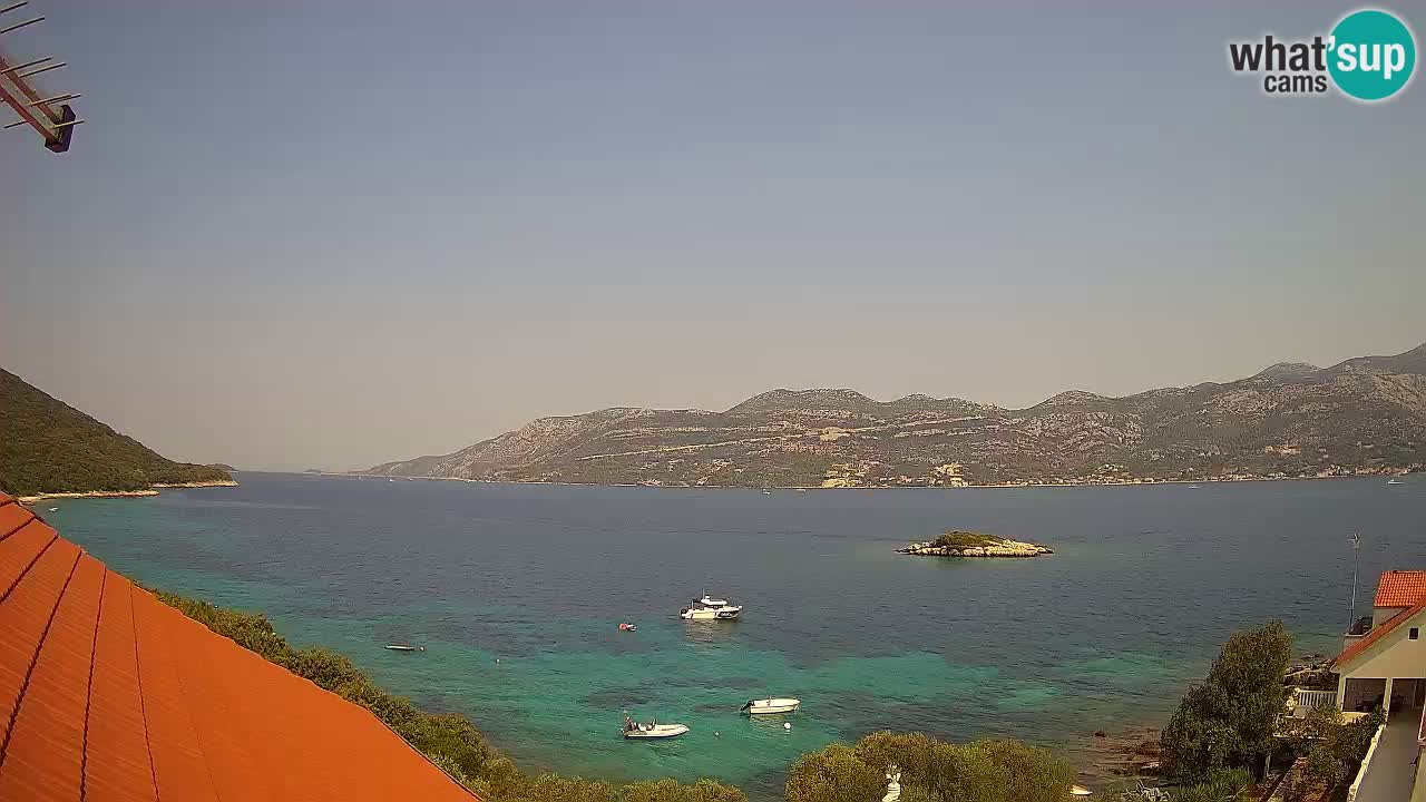 Korčula webcam en direct – Tri Žala Pelješac