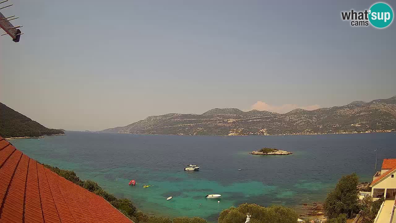 Korčula webcam en direct – Tri Žala Pelješac
