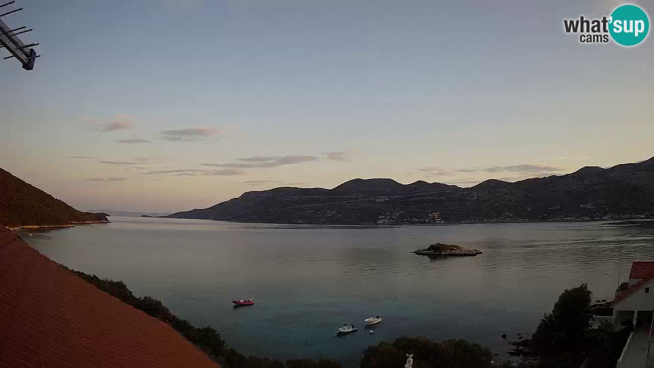 Korčula webcam en direct – Tri Žala Pelješac