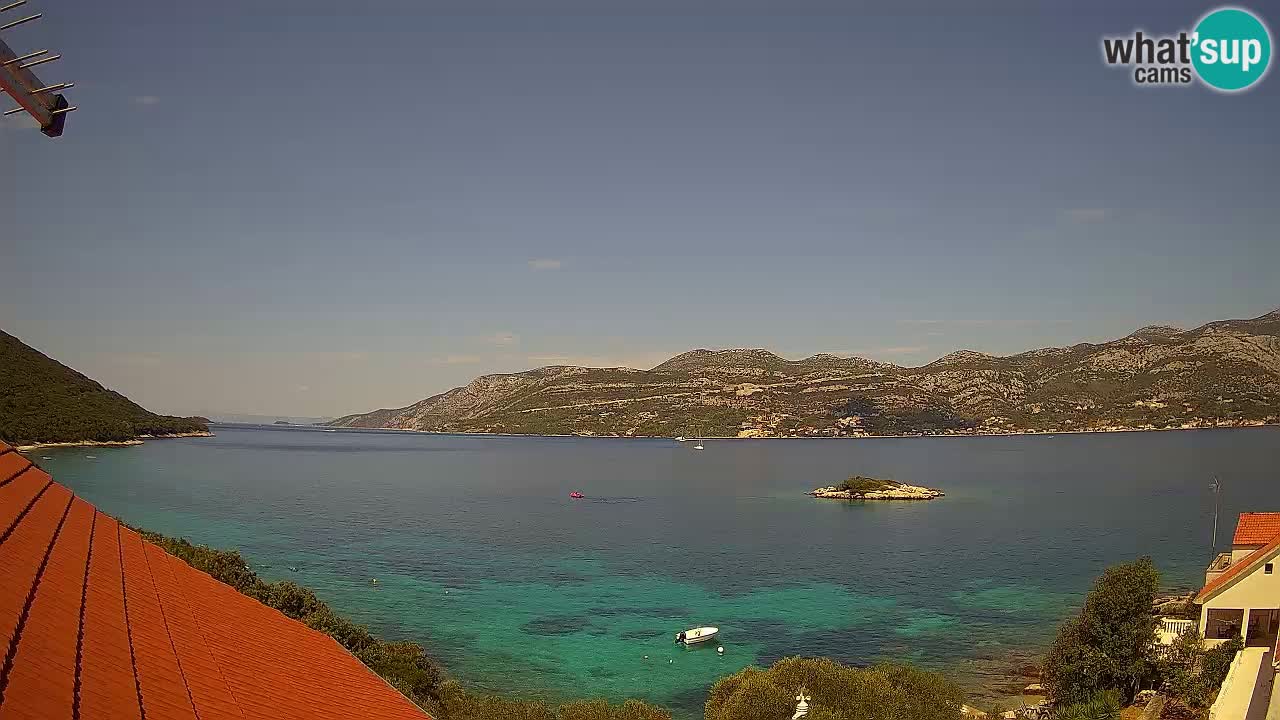 Live Korčula webcam – Tri Žala