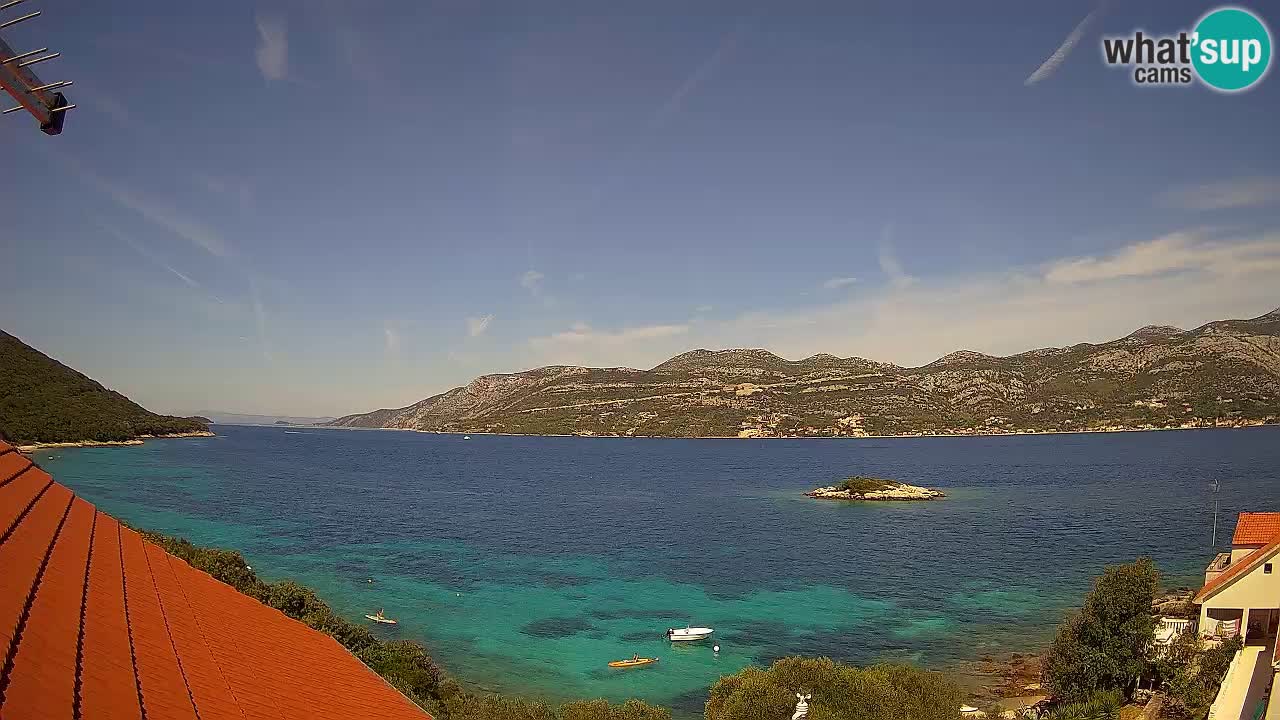 Live-Webcam Korčula Tri Žala – Pelješac