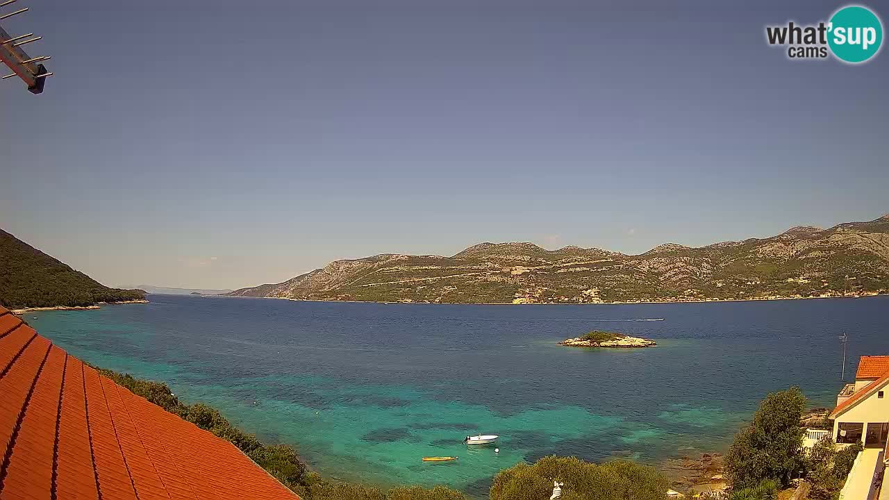 Live-Webcam Korčula Tri Žala – Pelješac