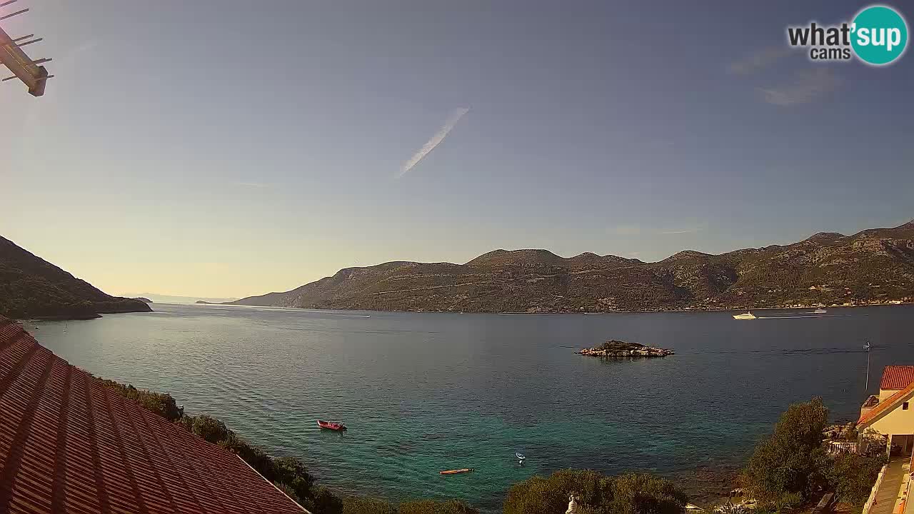 Korčula webcam en direct – Tri Žala Pelješac