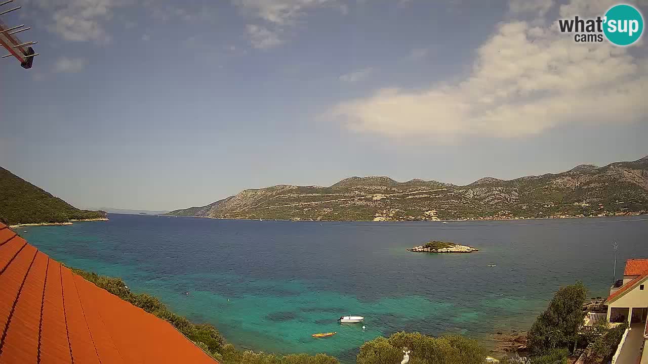 Live-Webcam Korčula Tri Žala – Pelješac