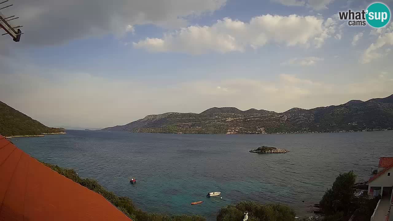 Live-Webcam Korčula Tri Žala – Pelješac