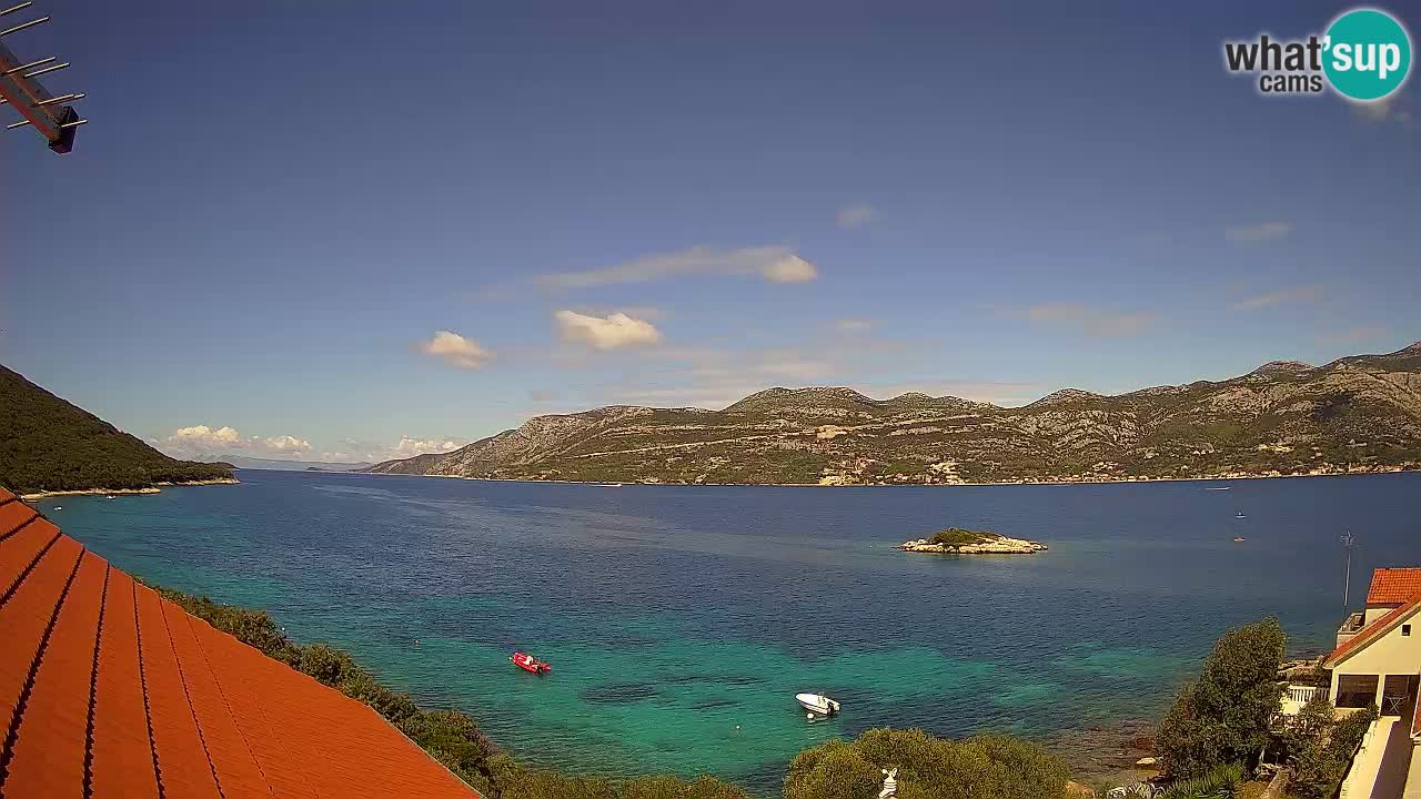 Live Korčula webcam – Tri Žala
