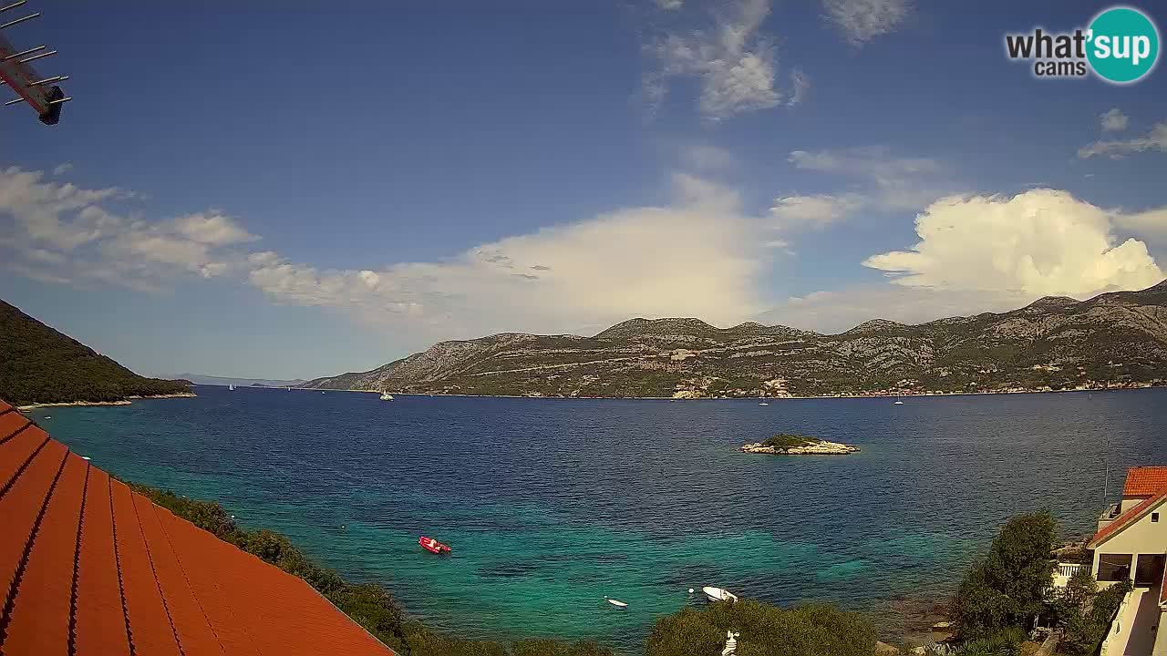 Live Korčula webcam – Tri Žala
