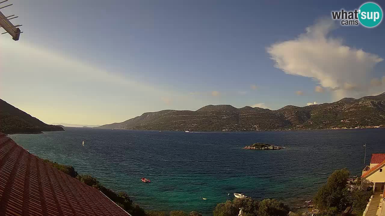 Korčula webcam en direct – Tri Žala Pelješac