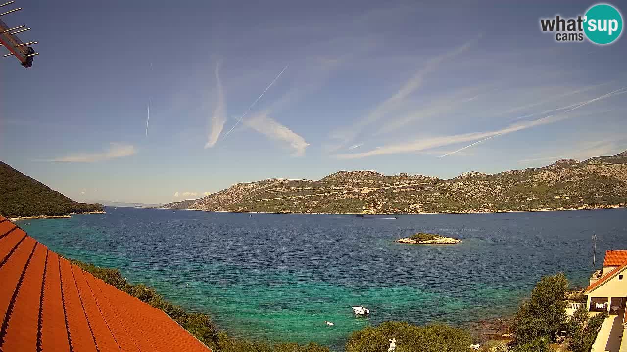 Korčula webcam en direct – Tri Žala Pelješac