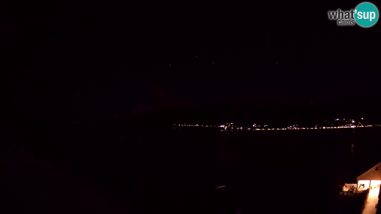 Korčula live webcam – Tri Žala panorama verso Pelješac