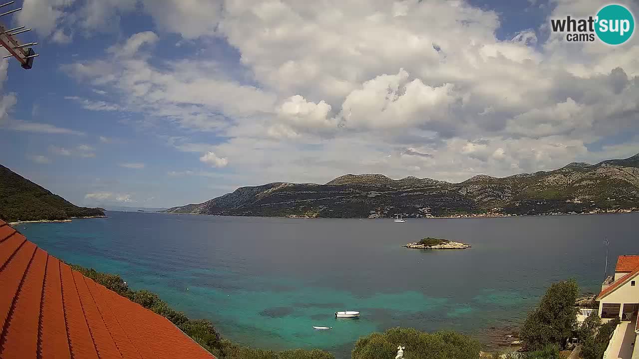 Korčula webcam en direct – Tri Žala Pelješac