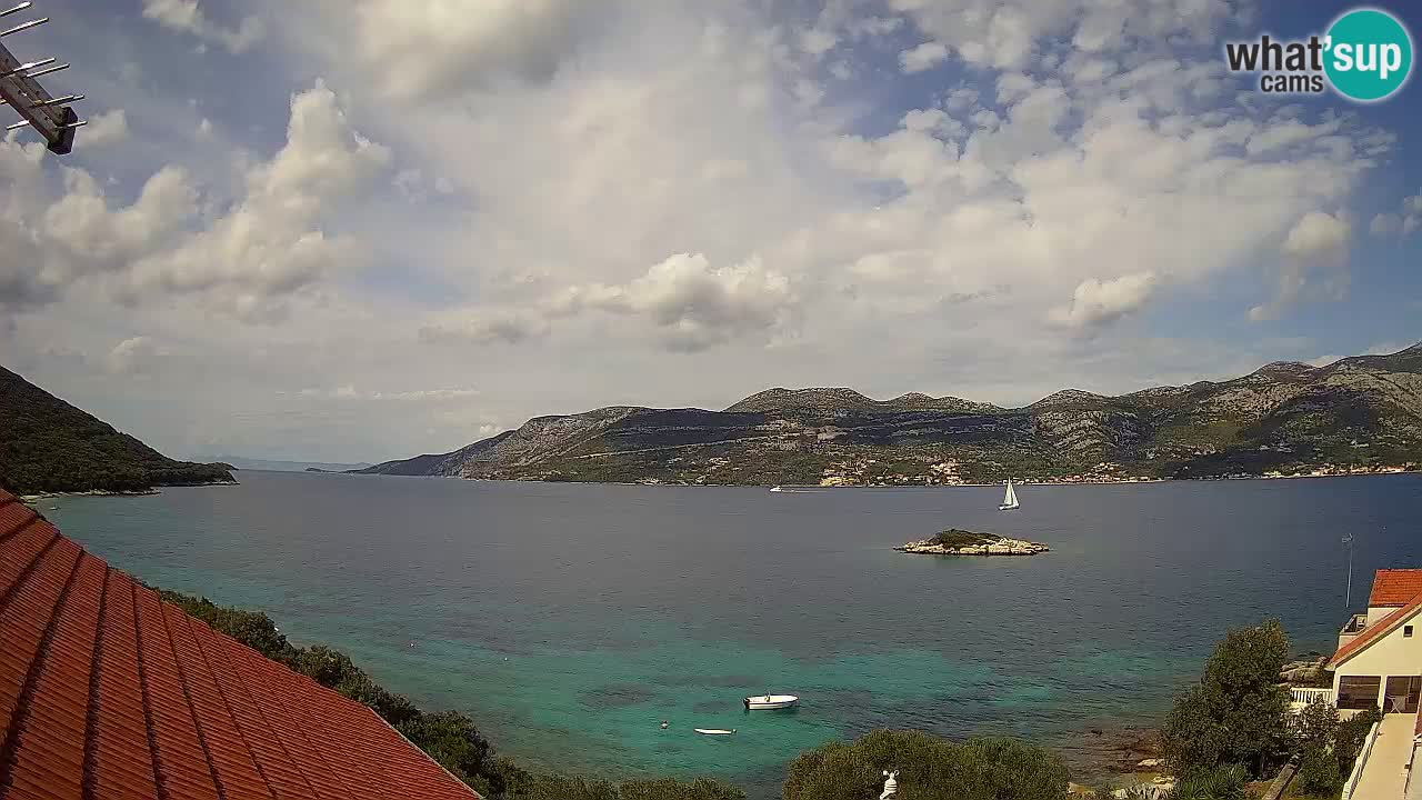 Live Korčula webcam – Tri Žala