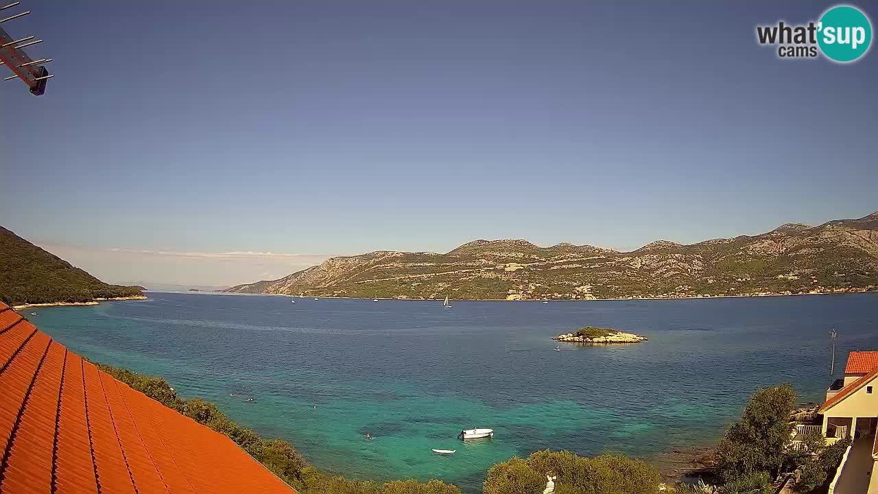 Live-Webcam Korčula Tri Žala – Pelješac