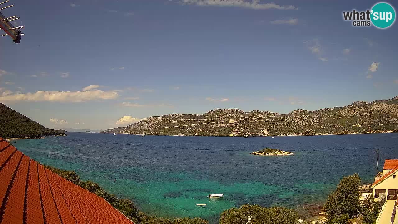Live Korčula webcam – Tri Žala