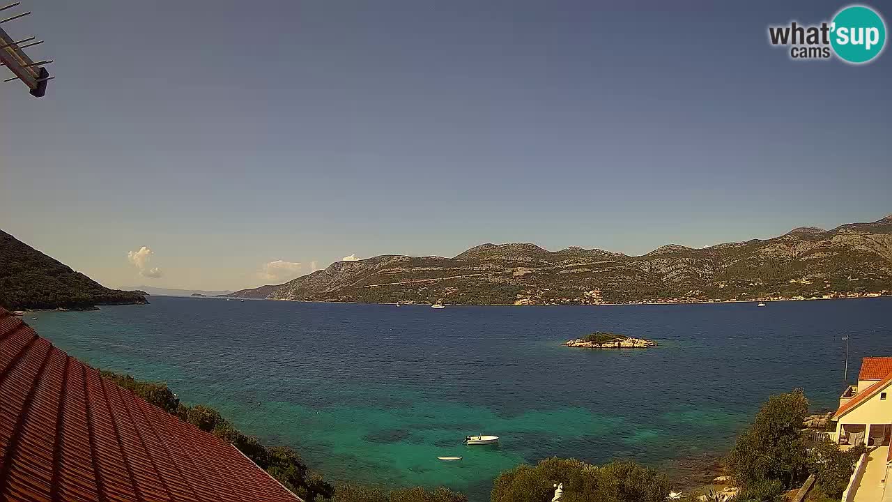 Live-Webcam Korčula Tri Žala – Pelješac