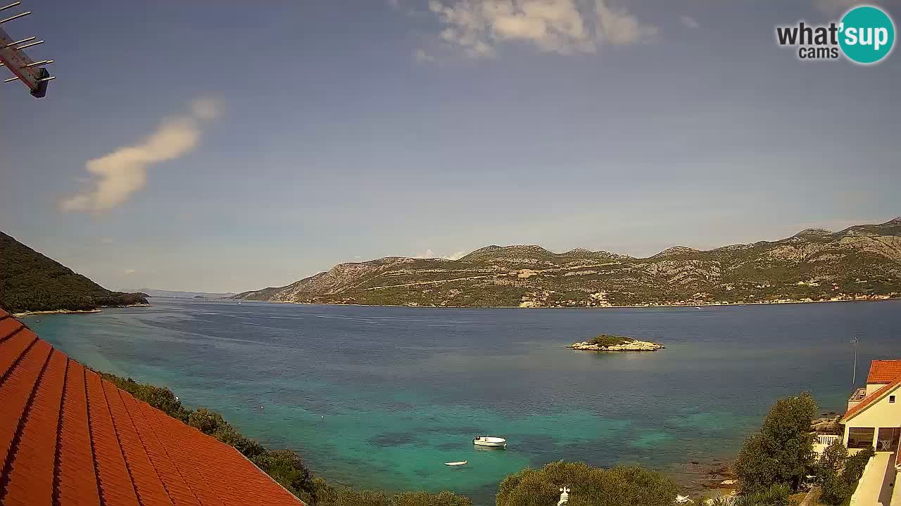 Korčula webcam en direct – Tri Žala Pelješac