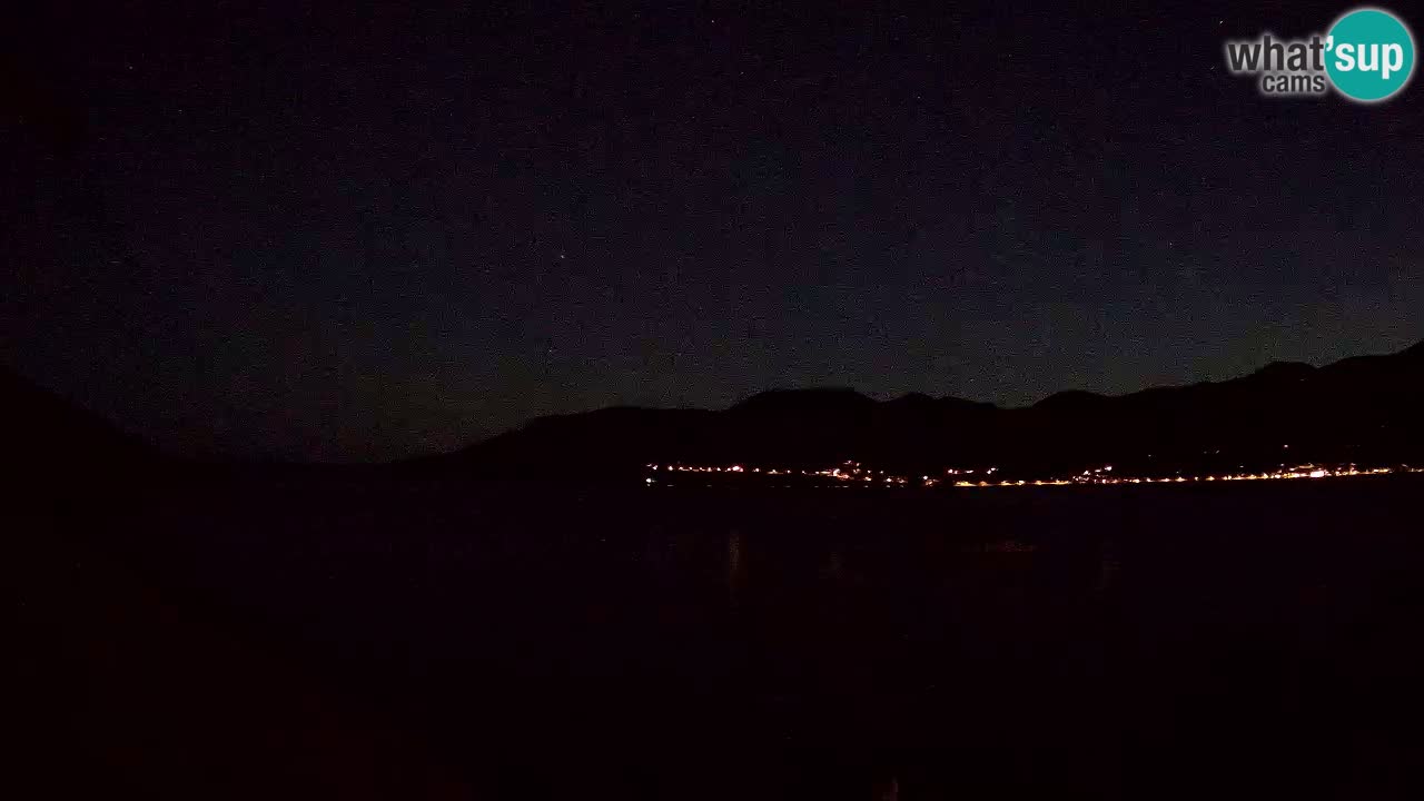 Korčula live webcam – Tri Žala panorama verso Pelješac