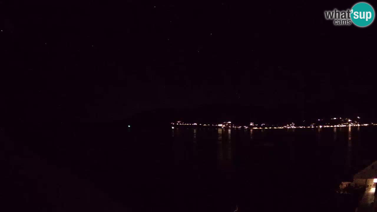 Korčula spletna kamera v živo – Tri Žala pogled na Pelješac