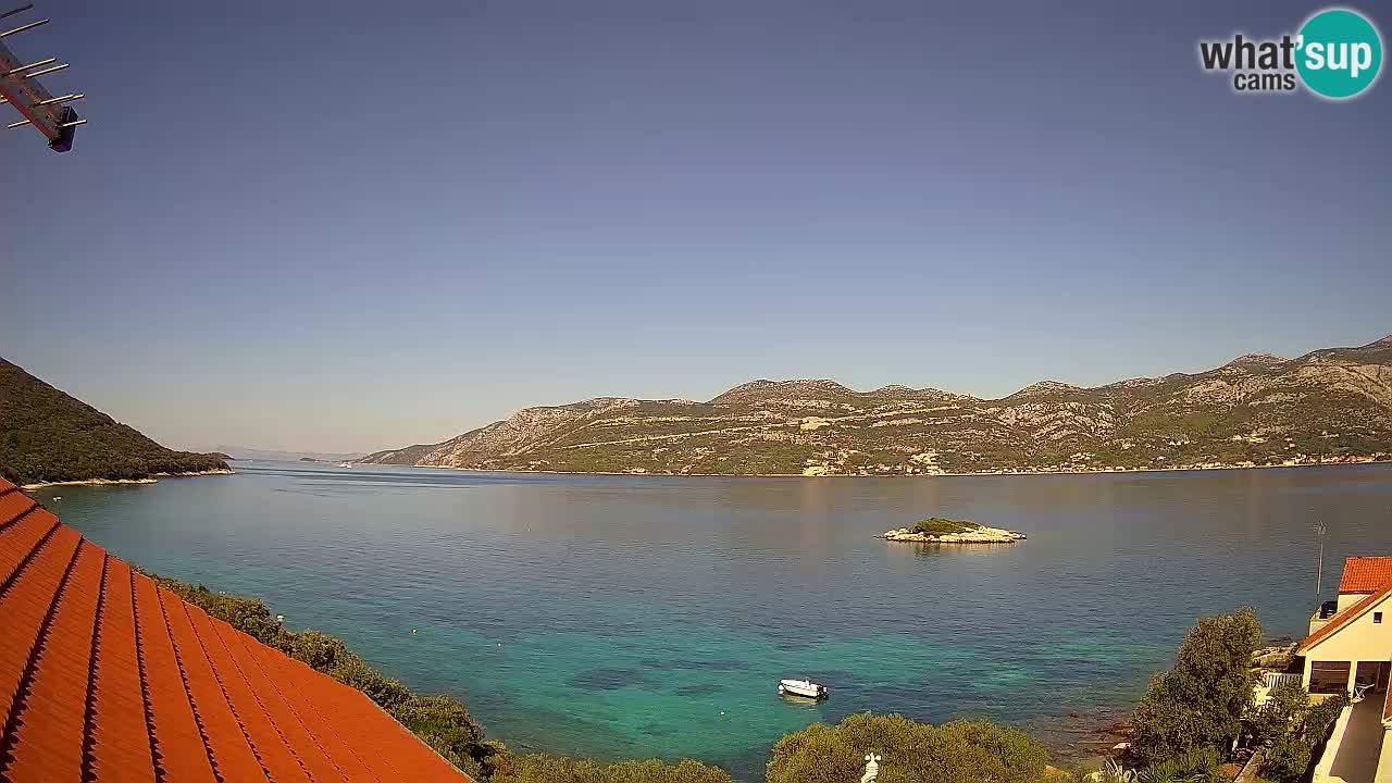 Live Korčula webcam – Tri Žala