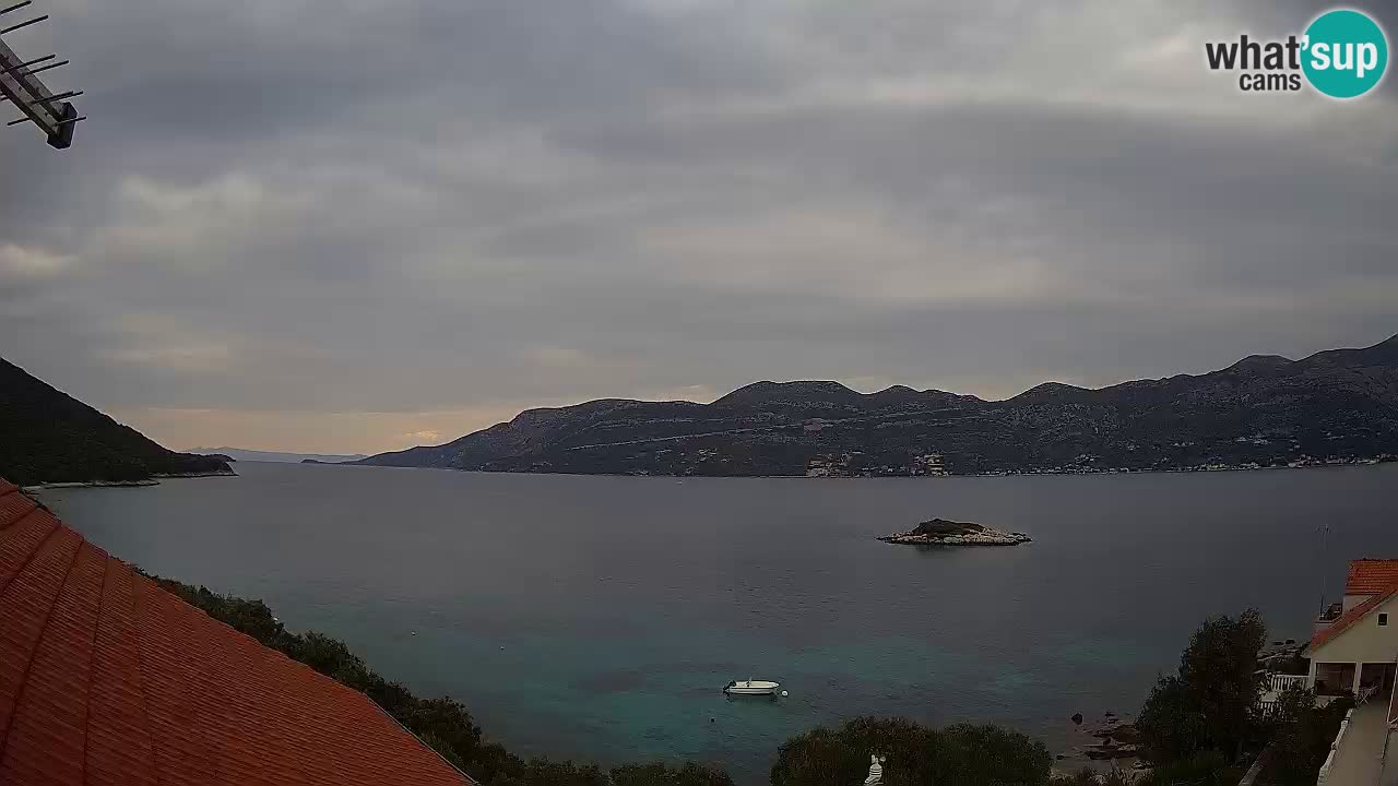 Korčula webcam en direct – Tri Žala Pelješac