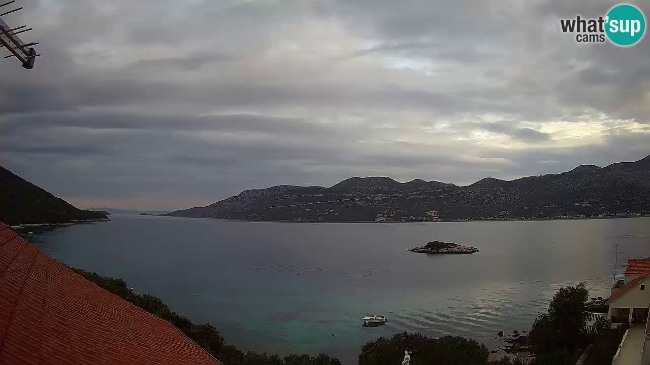 Korčula webcam en direct – Tri Žala Pelješac