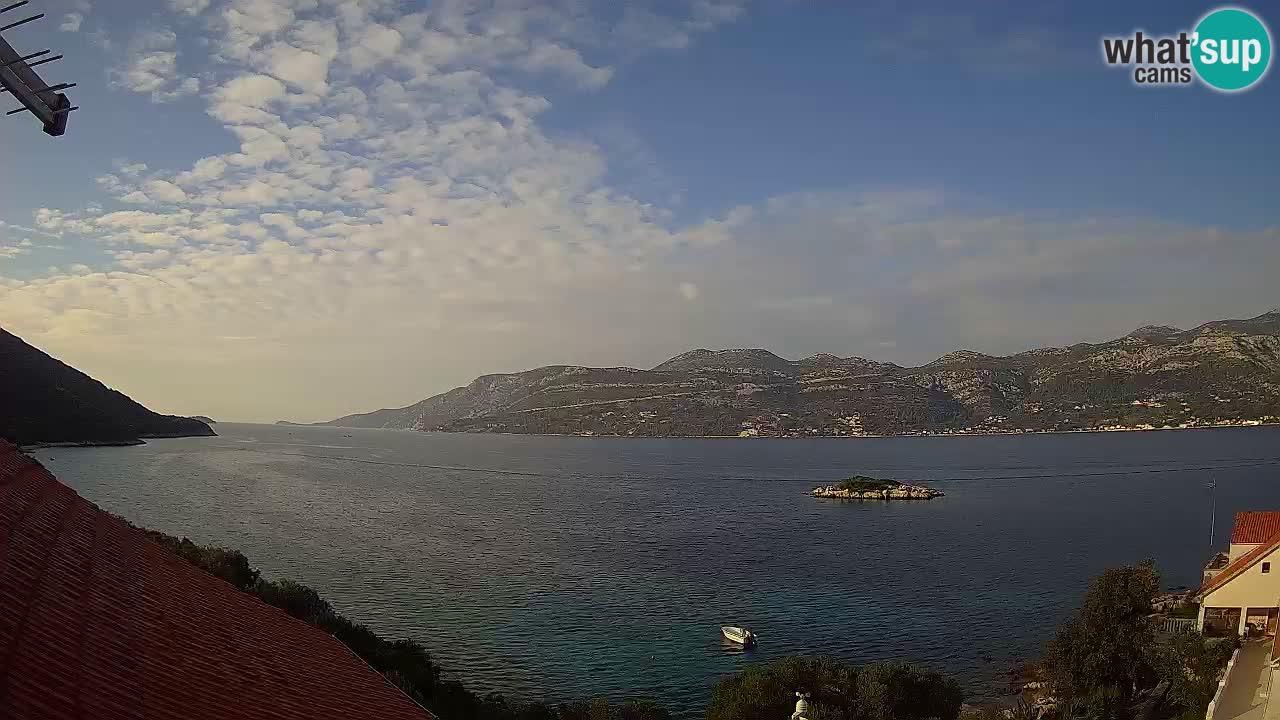 Live-Webcam Korčula Tri Žala – Pelješac