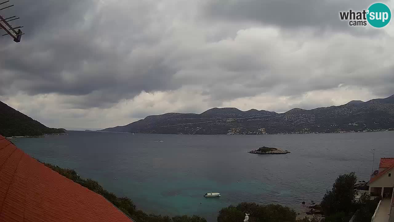 Live Korčula webcam – Tri Žala