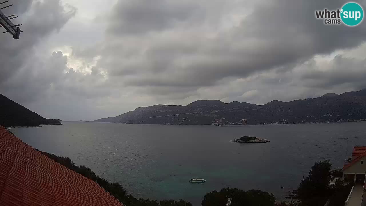 Live Korčula webcam – Tri Žala