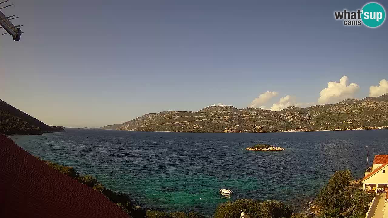 Live Korčula webcam – Tri Žala