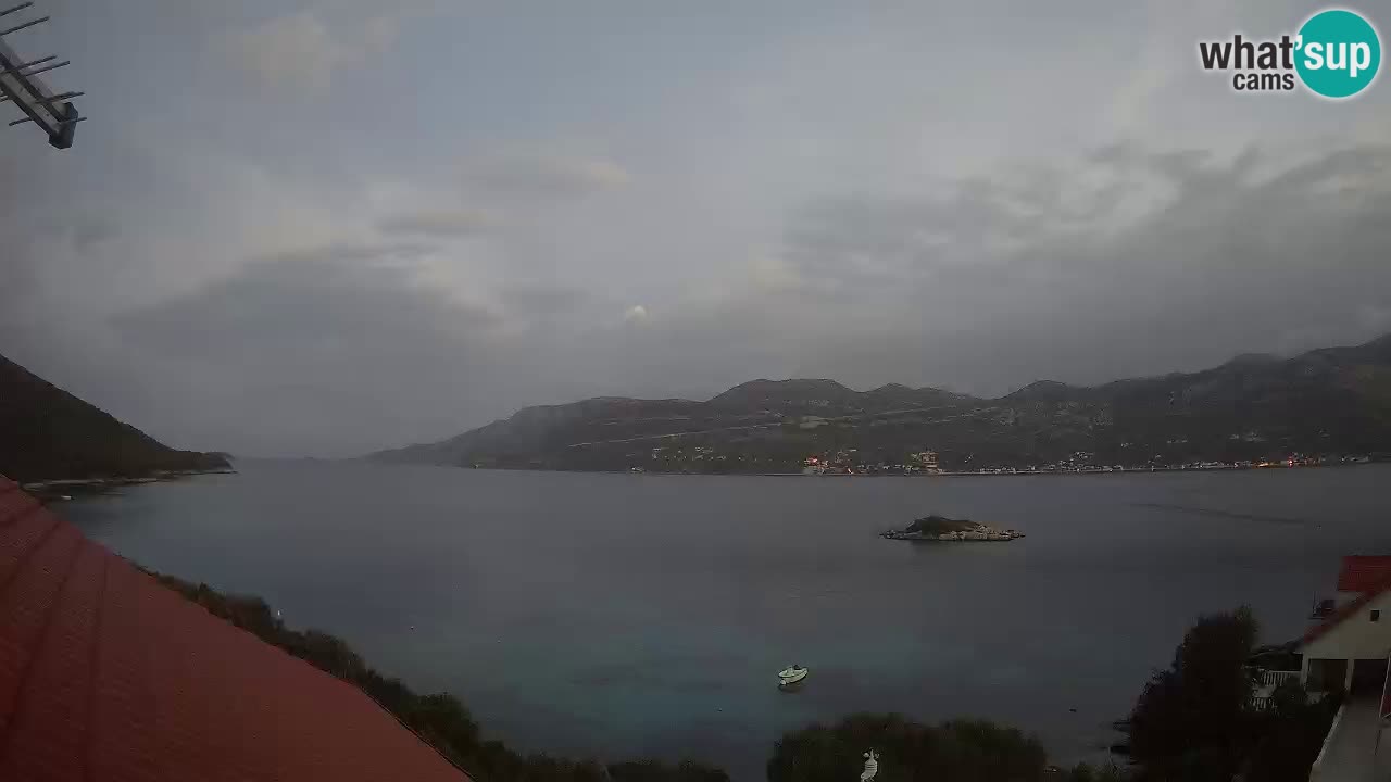 Korčula webcam en direct – Tri Žala Pelješac