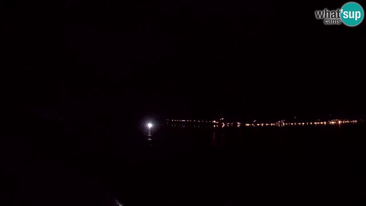 Korčula live webcam – Tri Žala panorama verso Pelješac