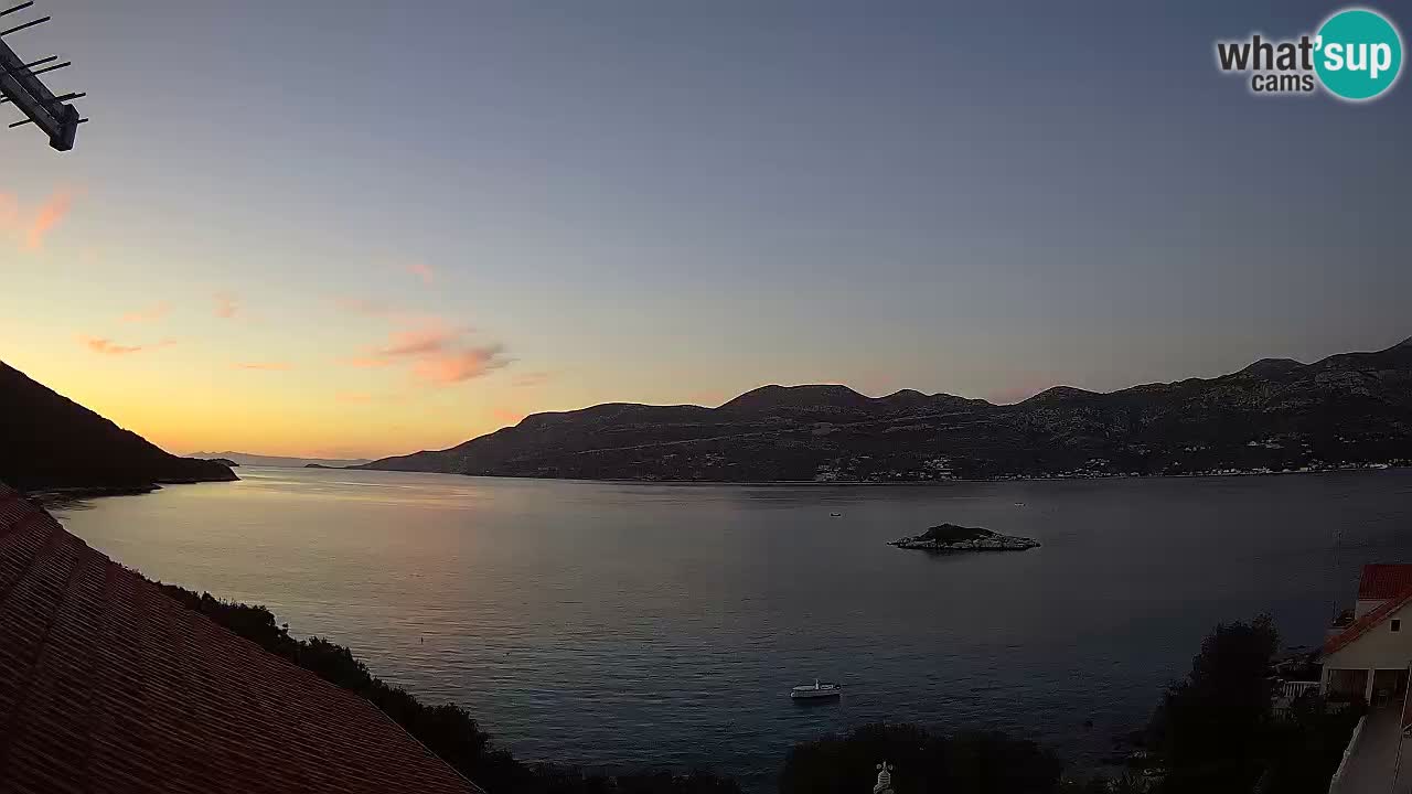Live Korčula webcam – Tri Žala