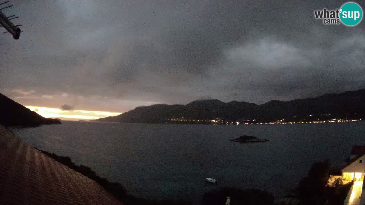 Korčula webcam en direct – Tri Žala Pelješac