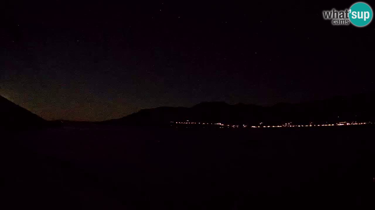 Korčula live webcam – Tri Žala panorama verso Pelješac