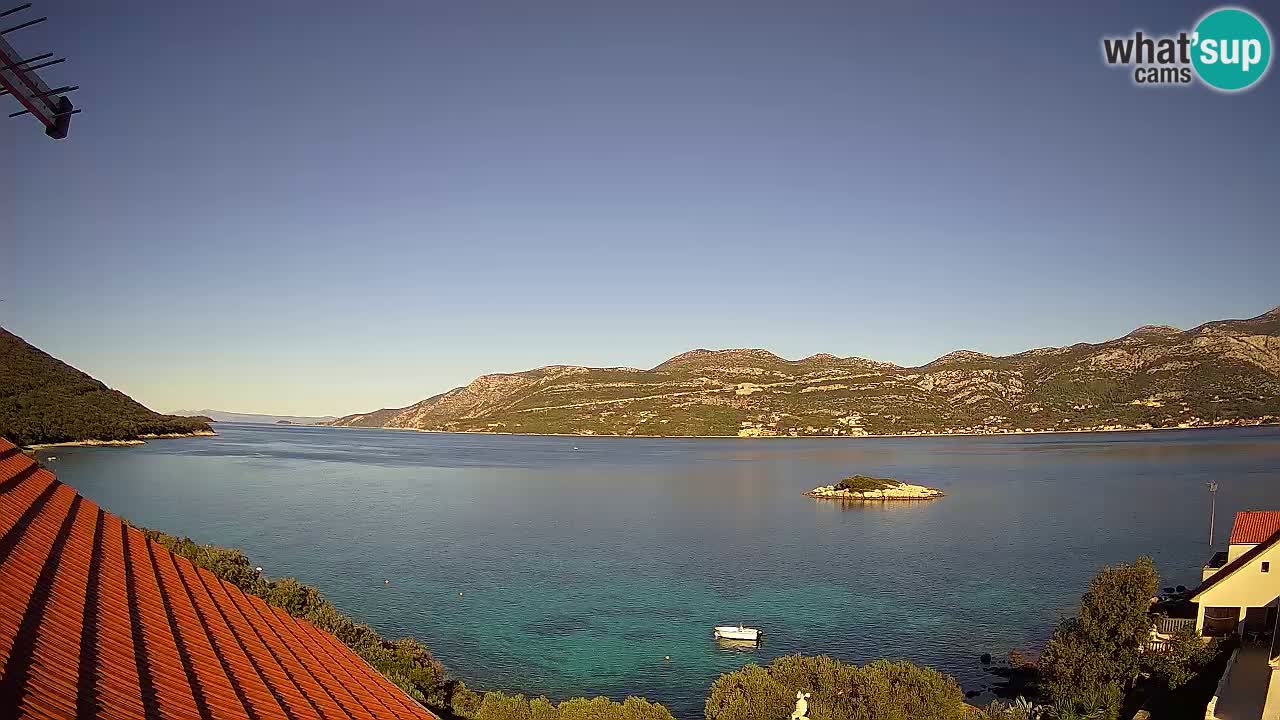 Live Korčula webcam – Tri Žala
