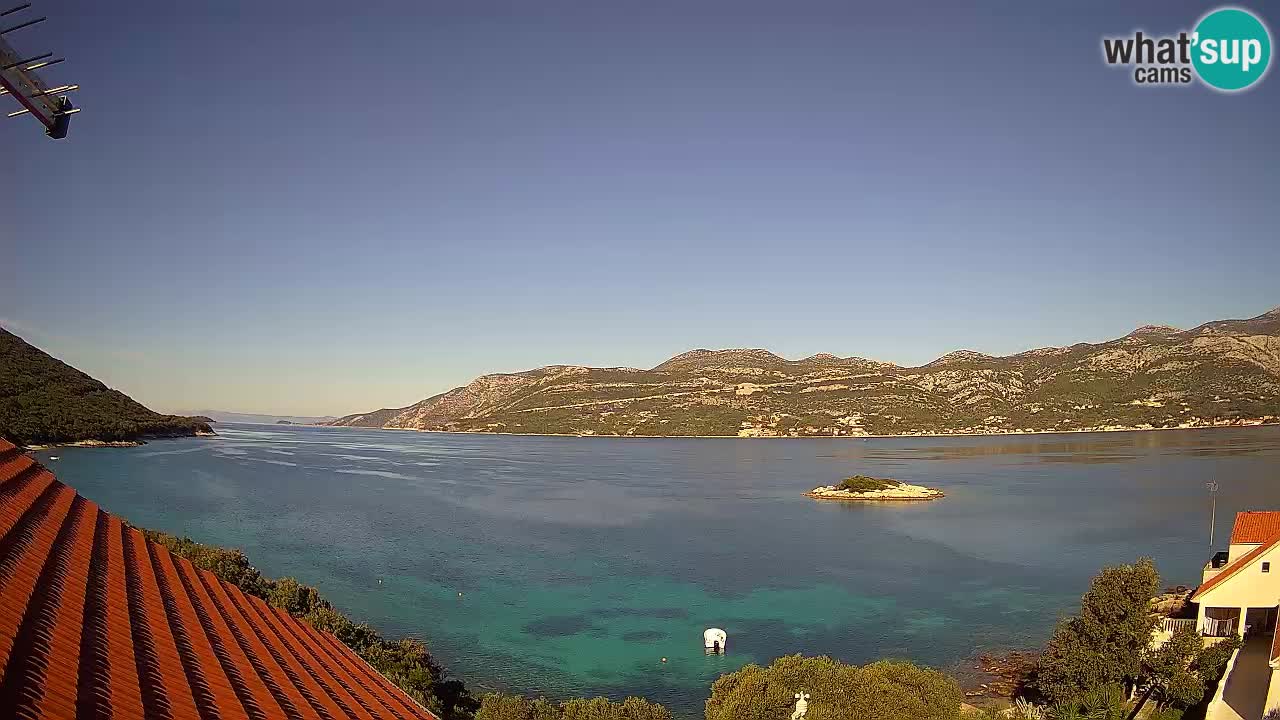 Korčula webcam en direct – Tri Žala Pelješac