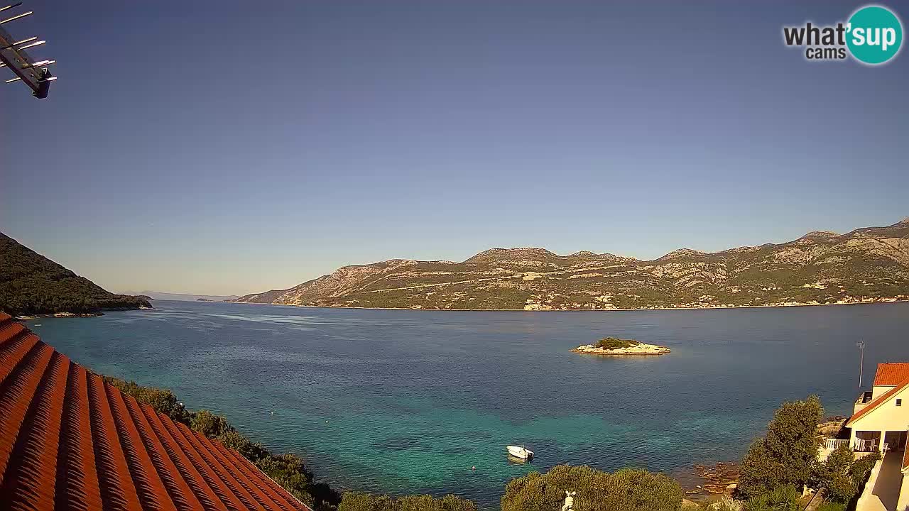 Live-Webcam Korčula Tri Žala – Pelješac