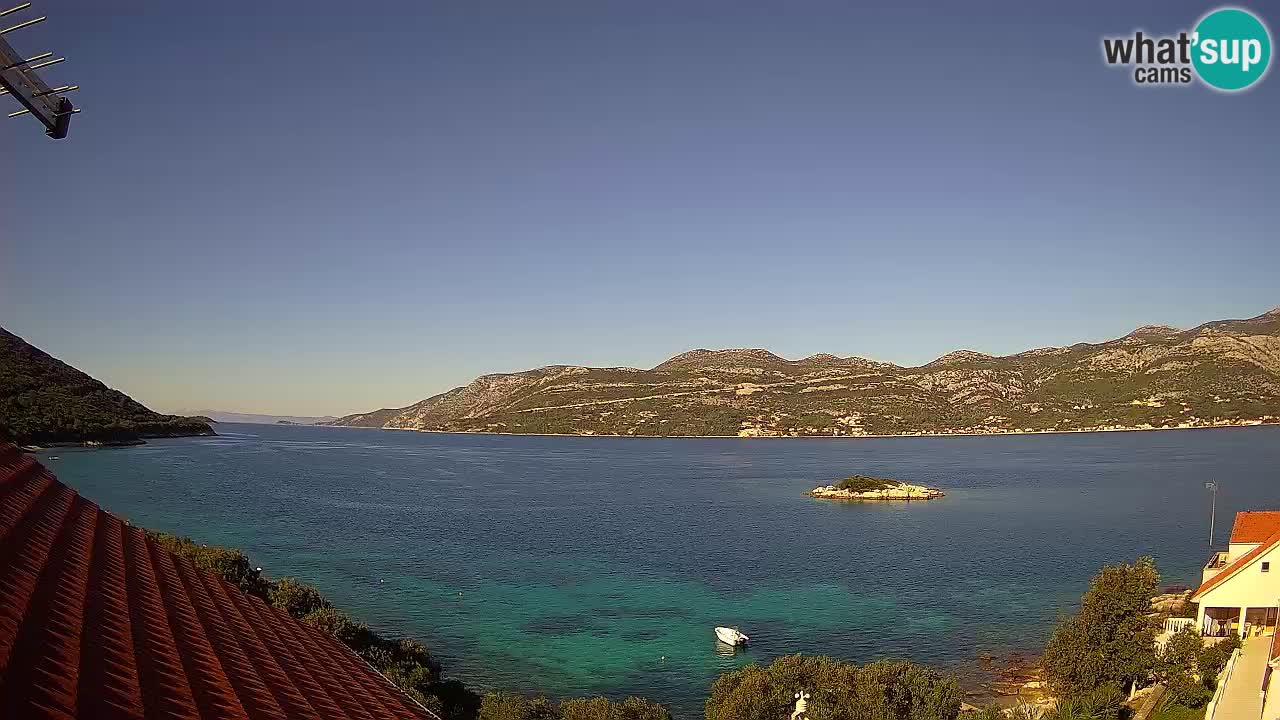 Korčula webcam en direct – Tri Žala Pelješac