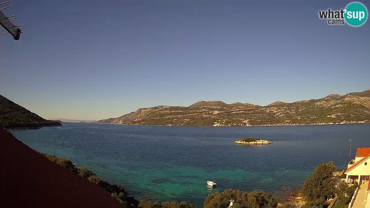 Korčula webcam en direct – Tri Žala Pelješac