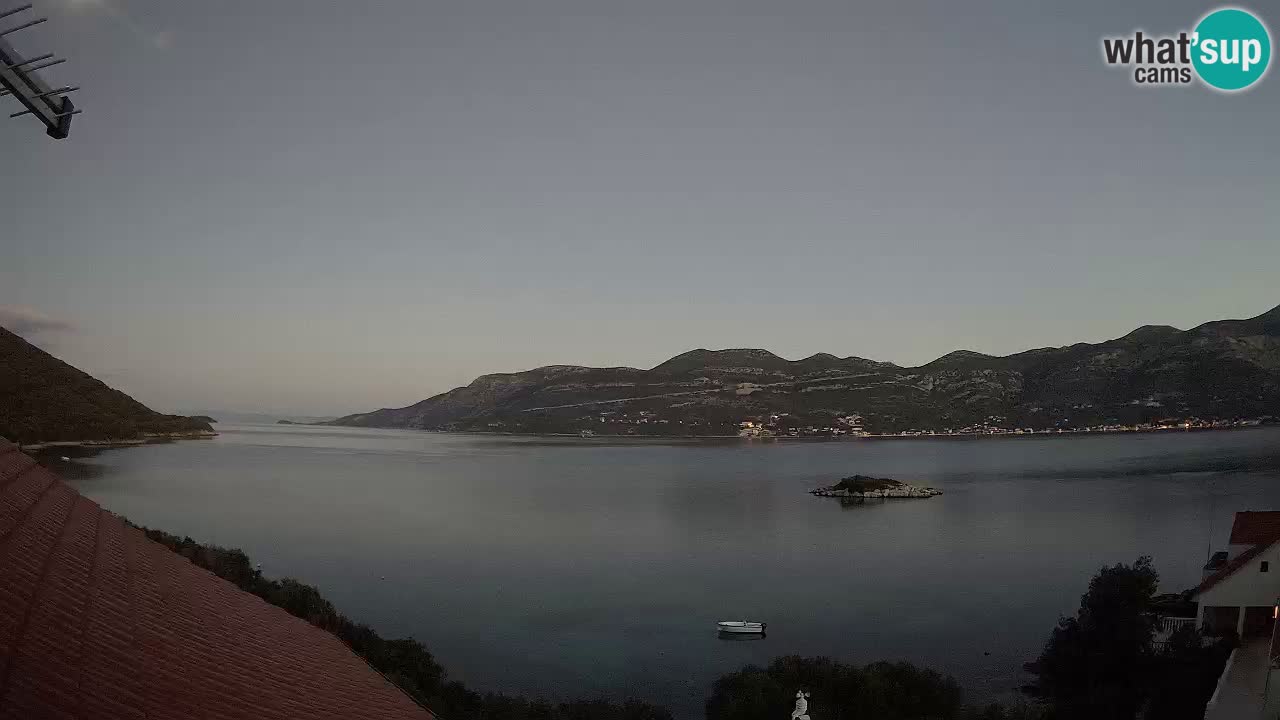 Korčula webcam en direct – Tri Žala Pelješac