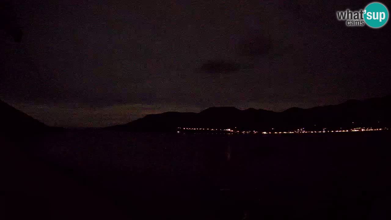 Korčula live webcam – Tri Žala panorama verso Pelješac