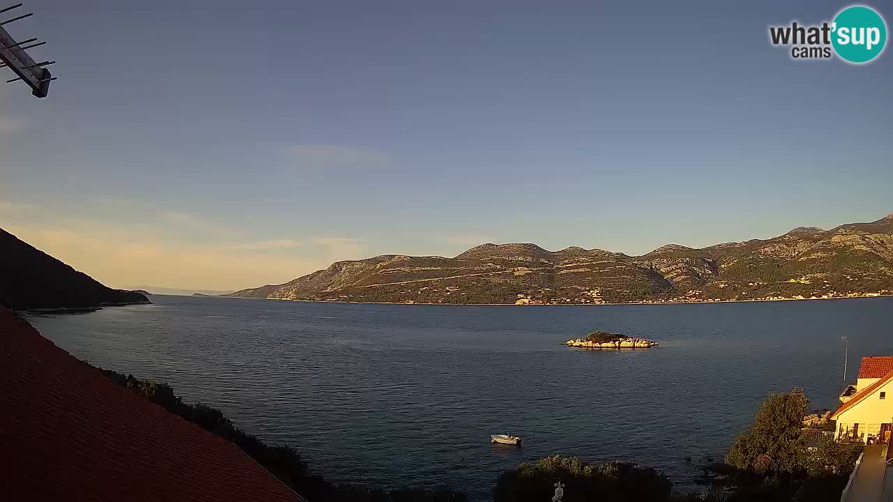 Live-Webcam Korčula Tri Žala – Pelješac