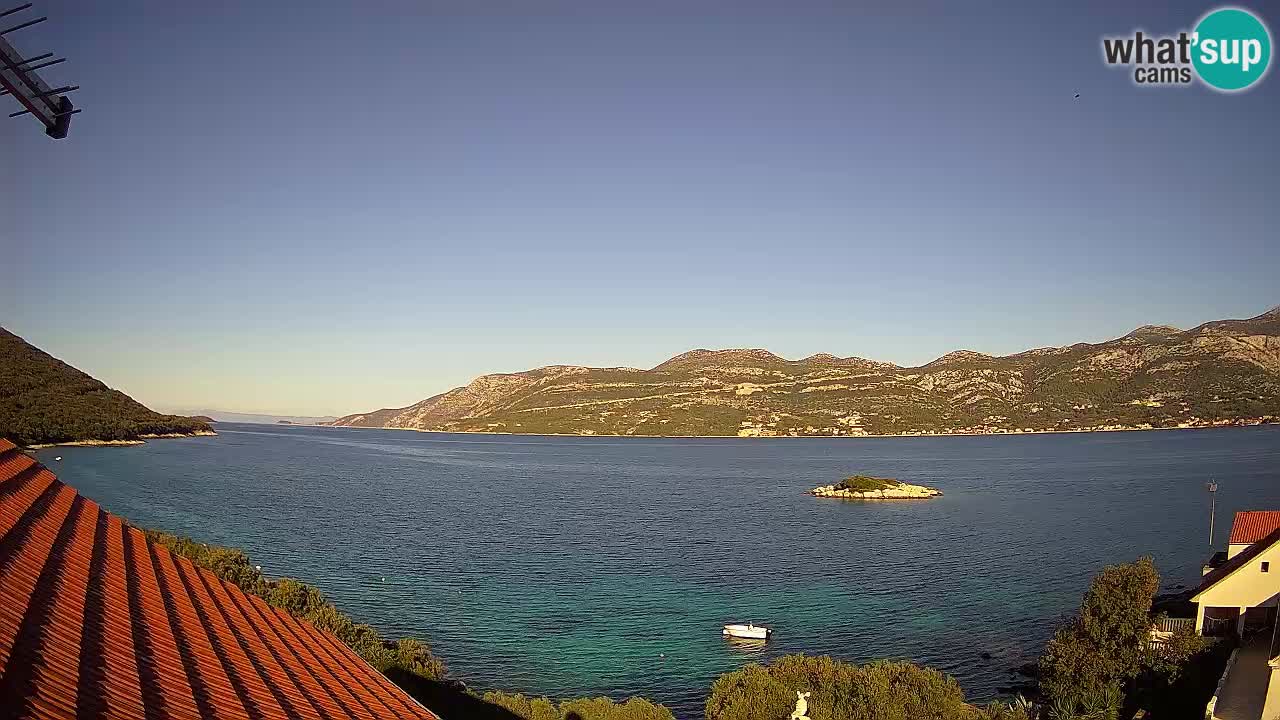 Live-Webcam Korčula Tri Žala – Pelješac