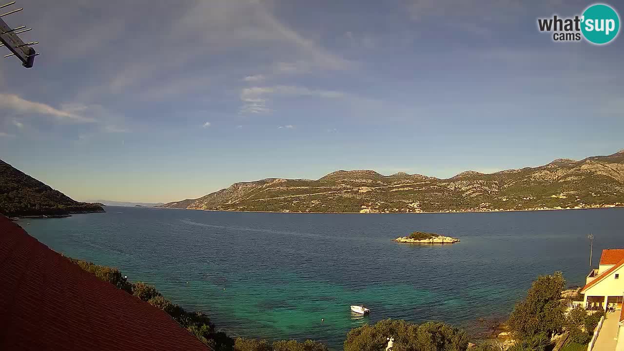 Live Korčula webcam – Tri Žala