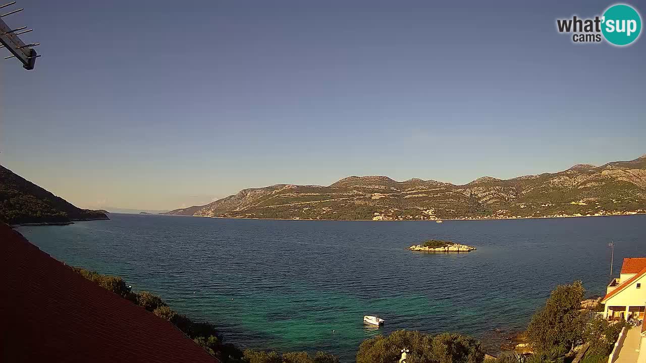 Korčula webcam en direct – Tri Žala Pelješac